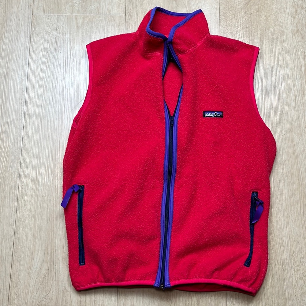 Vintage Patagonia Fleece Sweater Vest SIZE LARGE